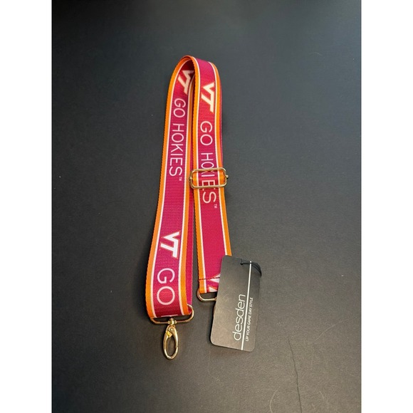 Virginia Tech Hokies Adjustable Desden Purse Strap College Football VT  NWT - Picture 2 of 4